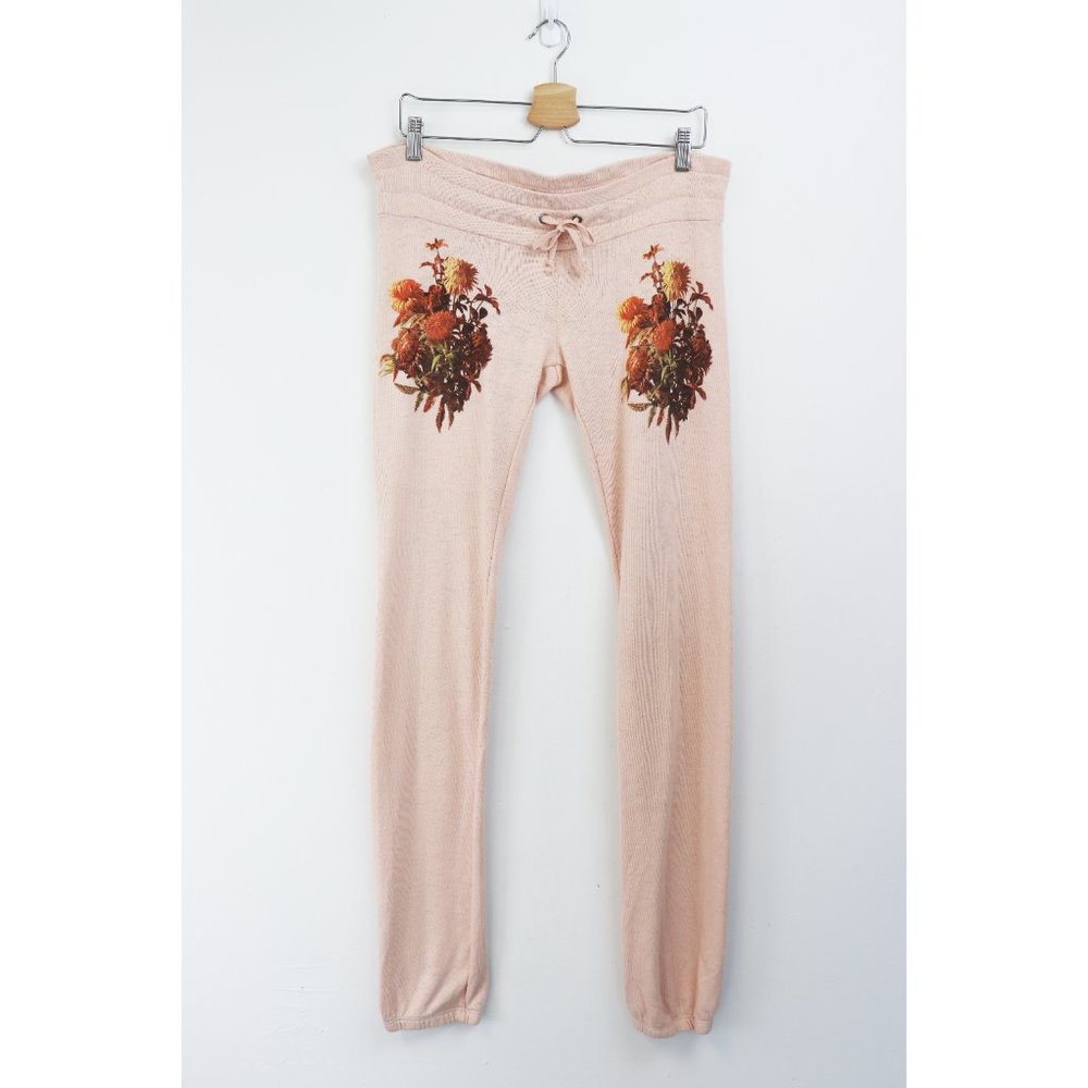 NWT Wildfox 70s Banquet Champagne Baby Jogger Pant